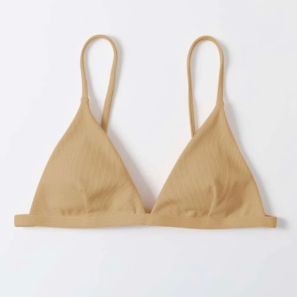 4/$20 Brand New Nude Triangle Bikini Top - Picture 2 of 5